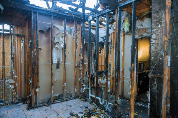 Professional Fire Damage Restoration technician working in Louisville, TN